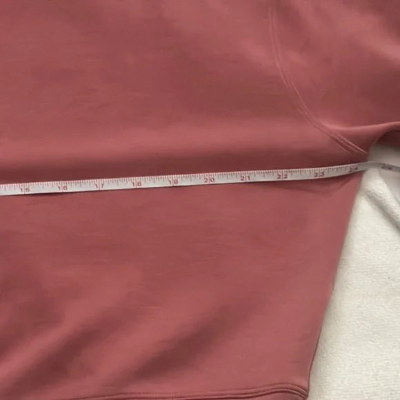 Lululemon Perfectly Oversized Cropped Crew *Softstreme 6/Spiced Chai - Picture 9 of 9